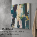 900W Classic Abstract Picture Prime Infrared Heating Panel 1200 x 600 - Electric Wall Panel Heater