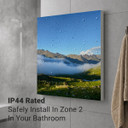 900W Rolling Cloud Picture Prime Infrared Heating Panel 1200 x 600 - Electric Wall Panel Heater
