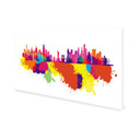 900W New York Skyline Splash Picture Prime Infrared Heating Panel 1200 x 600 - Electric Wall Panel Heater
