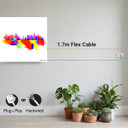 900W New York Skyline Splash Picture Prime Infrared Heating Panel 1200 x 600 - Electric Wall Panel Heater