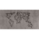 900W World Map Picture Prime Infrared Heating Panel 1200 x 600 - Electric Wall Panel Heater