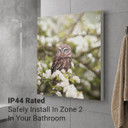 300W Owl In The Spring Picture Prime Infrared Heating Panel 600 x 400 - Electric Wall Panel Heater