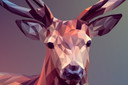 300W A Deer In Pixels Picture Prime Infrared Heating Panel 600 x 400 - Electric Wall Panel Heater