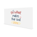 900W Do What Makes Your Soul Shine Picture Prime Infrared Heating Panel 1200 x 600 - Electric Wall Panel Heater