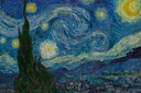300W The Starry Night Picture Prime Infrared Heating Panel 600 x 400 - Electric Wall Panel Heater