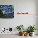300W The Starry Night Picture Prime Infrared Heating Panel 600 x 400 - Electric Wall Panel Heater