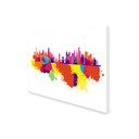 300W New York Skyline Splash Picture Prime Infrared Heating Panel 600 x 400 - Electric Wall Panel Heater
