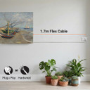 300W Fishing Boats on the Beach at Saintes Maries Picture Prime Infrared Heating Panel 600 x 400 - Electric Wall Panel Heater