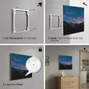 300W Milky Way Picture Prime Infrared Heating Panel 600 x 400 - Electric Wall Panel Heater