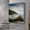 300W Coastal Beauty Picture Prime Infrared Heating Panel 600 x 400 - Electric Wall Panel Heater