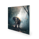 450W Jungle Elephant Picture Prime Infrared Heating Panel 600 x 600 - Electric Wall Panel Heater