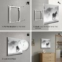 450W Galloping Stallions Picture Prime Infrared Heating Panel 600 x 600 - Electric Wall Panel Heater