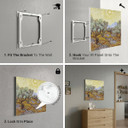 450W Olive Trees with Yellow Sky and Sun Picture Prime Infrared Heating Panel 600 x 600 - Electric Wall Panel Heater
