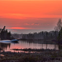 450W Bayou Cruise Picture Prime Infrared Heating Panel 600 x 600 - Electric Wall Panel Heater