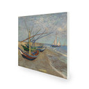 450W Fishing Boats on the Beach at Saintes Maries Picture Prime Infrared Heating Panel 600 x 600 - Electric Wall Panel Heater