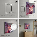 450W A Deer In Pixels Picture Prime Infrared Heating Panel 600 x 600 - Electric Wall Panel Heater