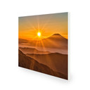 450W Sunset Mountains Picture Prime Infrared Heating Panel 600 x 600 - Electric Wall Panel Heater