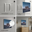 450W Starry Halo Picture Prime Infrared Heating Panel 600 x 600 - Electric Wall Panel Heater