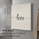450W Love Picture Prime Infrared Heating Panel 600 x 600 - Electric Wall Panel Heater