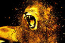 700W Roaring Lion Picture Prime Infrared Heating Panel 900 x 600 - Electric Wall Panel Heater