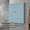 700W Life Is Beautiful Picture Prime Infrared Heating Panel 900 x 600 - Electric Wall Panel Heater