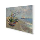 700W Fishing Boats on the Beach at Saintes Maries Picture Prime Infrared Heating Panel 900 x 600 - Electric Wall Panel Heater