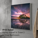 700W Washing Landscape Picture Prime Infrared Heating Panel 900 x 600 - Electric Wall Panel Heater