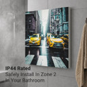 700W New York Taxi Picture Prime Infrared Heating Panel 900 x 600 - Electric Wall Panel Heater
