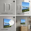 700W Rolling Cloud Picture Prime Infrared Heating Panel 900 x 600 - Electric Wall Panel Heater