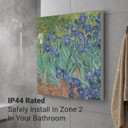 700W Irises Picture Prime Infrared Heating Panel 900 x 600 - Electric Wall Panel Heater