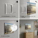 1100W Spring Morning Picture Prime Infrared Heating Panel 1100 x 700 - Electric Wall Panel Heater