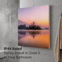 700W Dreamy Lake  Picture Prime Infrared Heating Panel 900 x 600 - Electric Wall Panel Heater