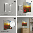 700W Setting Sun Picture Prime Infrared Heating Panel 900 x 600 - Electric Wall Panel Heater