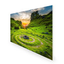 1100W Mysterious Cairn Picture Prime Infrared Heating Panel 1100 x 700 - Electric Wall Panel Heater