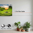 1100W Mysterious Cairn Picture Prime Infrared Heating Panel 1100 x 700 - Electric Wall Panel Heater