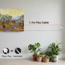 1100W Olive Trees with Yellow Sky and Sun Picture Prime Infrared Heating Panel 1100 x 700 - Electric Wall Panel Heater