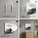 700W Clouded Trees Picture Prime Infrared Heating Panel 900 x 600 - Electric Wall Panel Heater