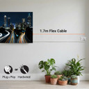 700W City Rush Picture Prime Infrared Heating Panel 900 x 600 - Electric Wall Panel Heater