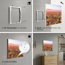 700W London Skyline Picture Prime Infrared Heating Panel 900 x 600 - Electric Wall Panel Heater
