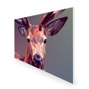 1100W A Deer In Pixels Picture Prime Infrared Heating Panel 1100 x 700 - Electric Wall Panel Heater