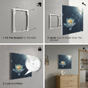 1100W Pond Lilly Picture Prime Infrared Heating Panel 1100 x 700 - Electric Wall Panel Heater