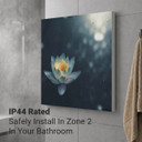 1100W Pond Lilly Picture Prime Infrared Heating Panel 1100 x 700 - Electric Wall Panel Heater
