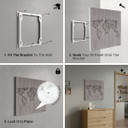 1100W World Map Picture Prime Infrared Heating Panel 1100 x 700 - Electric Wall Panel Heater
