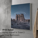 1100W Starry Halo Picture Prime Infrared Heating Panel 1100 x 700 - Electric Wall Panel Heater
