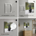 1100W Water Pebbles Picture Prime Infrared Heating Panel 1100 x 700 - Electric Wall Panel Heater