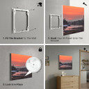 1100W Bayou Cruise Picture Prime Infrared Heating Panel 1100 x 700 - Electric Wall Panel Heater