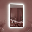 260W LED Backlit Vertical Mirrored Wi-Fi Infrared Heating Panel - Electric Panel Heater