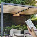 GRADE A - 2400W Aurora Remote Wi-Fi Infrared Bar Heater
