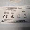 GRADE B - 700W Classic Infrared Heating Panel - Electric Panel Heater