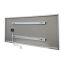 GRADE C - 700W Kuala Lumpur Skyline Classic Infrared Heating Panel - Electric Panel Heater
